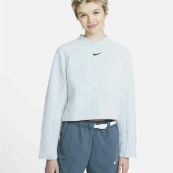 Nike Sportswear Tech Pack Fleece Womens Long Sleeve Top Size Small NWT - Picture 5 of 14